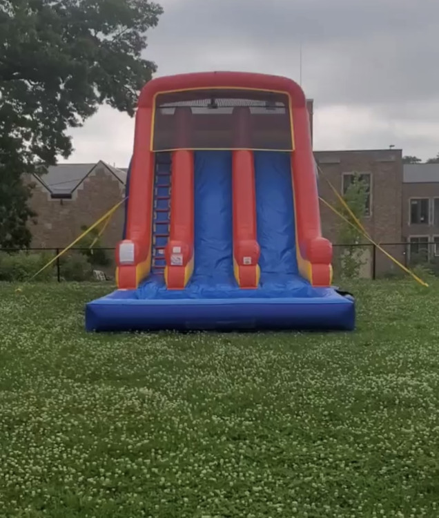 Double Lane Water Slide